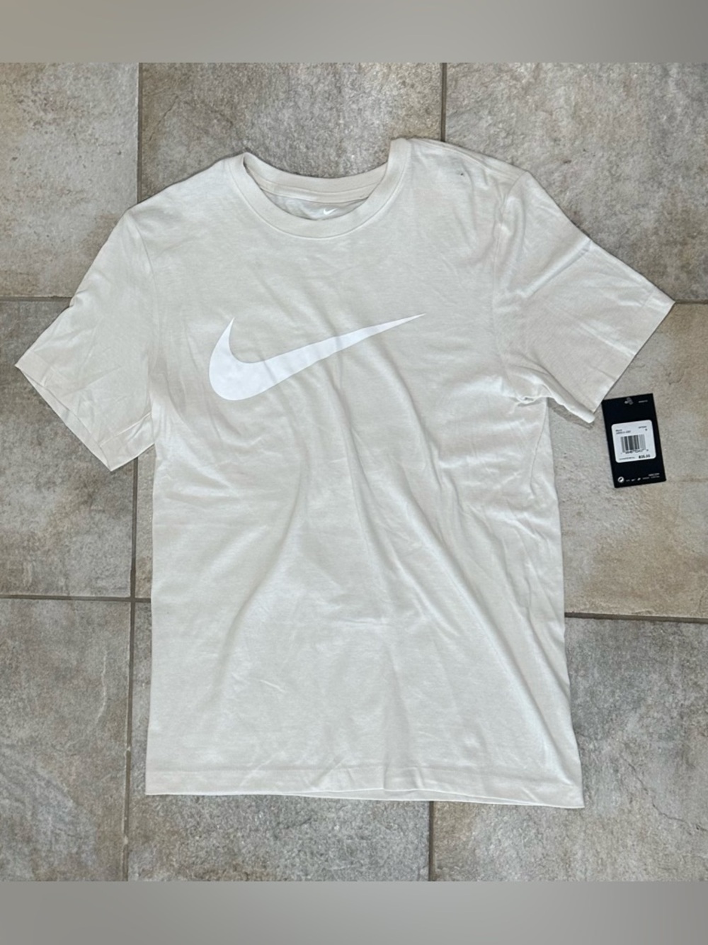 Sold! Nike Men's White Swoosh Short Sleeve Tee